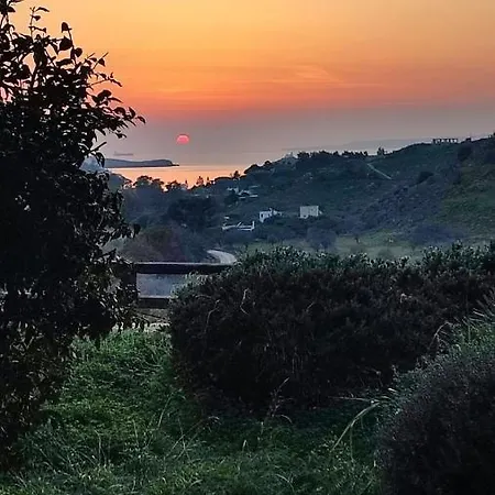 With Amazing Sunset View And Vourkari Bay